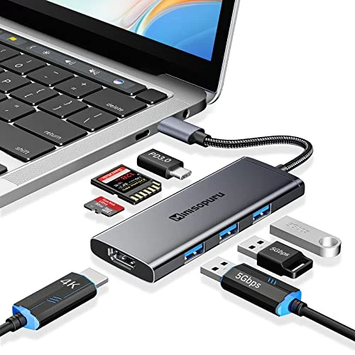 Minisopuru UCH801-N seven-in-one USB-C adapter manufacturer reference