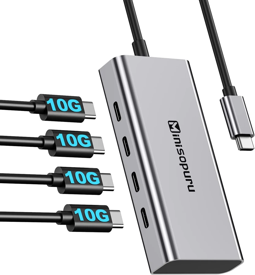 Minisopuru UCH803 four-port USB-C data hub manufacturer reference