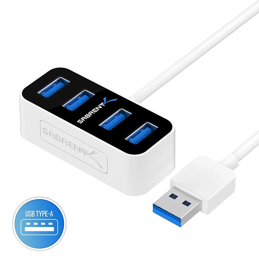 Sabrent HB-MNBW Four-Port Mini USB 3.0 Hub manufacturer reference