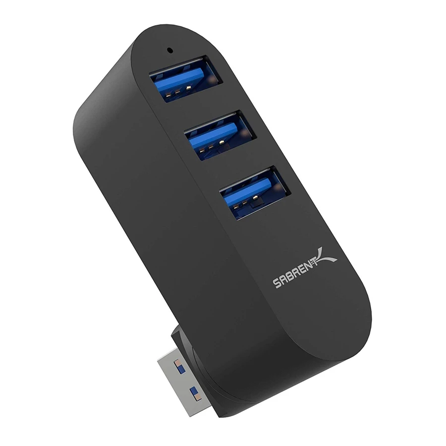 Sabrent HB-R3MB Rotating Three-Port Hub manufacturer reference