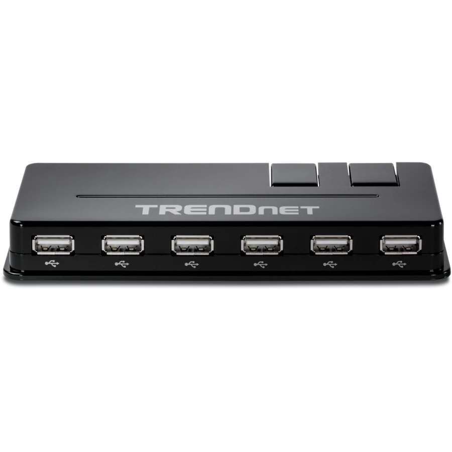TRENDnet TU2-H10: ten USB 2.0 sockets for an older peripheral desk manufacturer reference