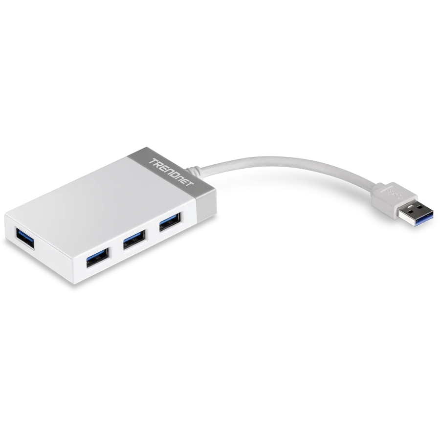 TRENDnet TU3-H4E V2: four USB-A ports without a power brick manufacturer reference