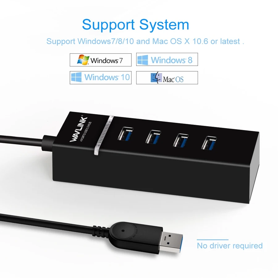 WAVLINK WL-UH30413 Four-Port USB Hub manufacturer reference